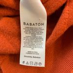 Babaton  Merino‎ Wool Crew Neck Sweater Burnt Orange Knit Top Women's Size S Photo 3
