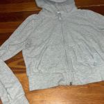 Aritzia Tna cropped zip up Gray Photo 1