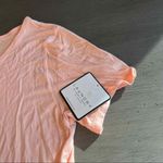 Laundry by Shelli Segal  Pink Ruched Drawstring‎ Short Sleeve T-Shirt Top M Photo 2