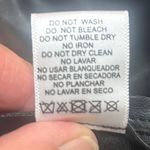 Love Tree Women’s Black Faux Leather Skort Wrap Front Button Details Size Large Photo 6