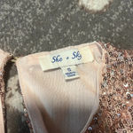 She & Sky  gorgeous cocktail dress. New. Rose gold color. Pink. Photo 2
