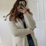 Arizona White Fuzzy Cardigan  Photo 1