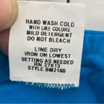 Badgley Mischka  Women’s bikini Swimwear Bottom Blue Size 10 Photo 7