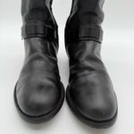 Tory Burch Colton Leather Equestrian Riding Knee High Zip Up Boots Black Size 8 Photo 2