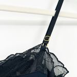 Commando Womens Y2K Whimsigoth Lace Trim Cami Slip Dress Nightie Size M/L Black Photo 4