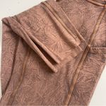 Lululemon Fast and Free Tight Leggings Side Pockets Ice Dye Wash Brown Earth 25” Photo 2