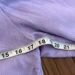 A New Day purple puff sleeve vneck crop blouse xs Photo 6