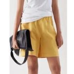 COS Womens Relaxed Fit High Rise Summer Shorts Size XS Golden Yellow Photo 2