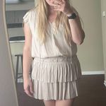 Current Air Boutique Tan Dress Mini Photo 0