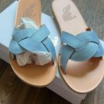 Ancient Greek Sandals Arachne Raffia Celeste Size 9 Photo 2