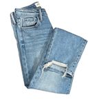 Just Black Denim the frayed button straight jeans Photo 4