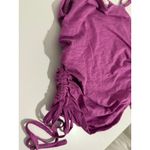 Goldie $100 New  Lewinter Pink Side Ruched Tank - Pima cotton - Small Photo 3