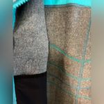 Title Nine Size S Teal Blue Full-Zip Knit Cardigan Sweater Wool Blend Pockets Photo 7