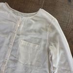 Equipment  100% silk long sleeve button down blouse Photo 2