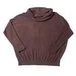 White Crow  Cowl Neck Batwing long sleeve shirt sweater size large Photo 2