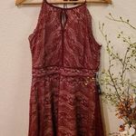 As You Wish Cocktail Maroon Dress Large Photo 0