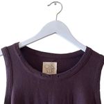 Chaser CREW NECK MUSCLE TANK Blueberry Festival Bohemian Sleeveless Womens Top S Photo 1