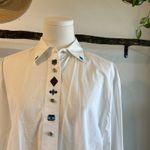 Brannan Street USA White Southwestern Embroidered Pearl Button Shirt Size 4 Photo 11