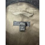 J.Crew Downtown Field Jacket Olive Green Utility Military Women 2X Photo 4