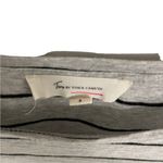 Vince Camuto TWO Nova Stripe Wide Sleeves Gray & Black Cotton Size Small Photo 3