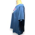 Nike  Plus Sportswear Icon Clash Cropped T-Shirt Teal Pink 2X Photo 1