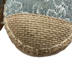 Alexis Leroy Espadrille Wedge Sandals Ankle Strap Floral Blue Size 38 Photo 6