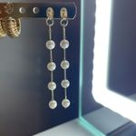 Francesca's  Dangling pearl Earrings Photo 1