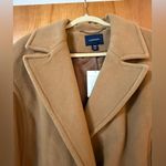 Lands’ End Camel Long Coat Wool Blend Double Breasted Women’s Plus Size 26W 26 W Photo 3