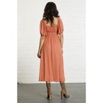 ✨dRA Lola Dress Midi Bohemian Sweetheart Neckline✨ Red Size L Photo 2