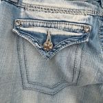 Miss Me Jeans 28 skinny embellished rhinestone flap pockets low rise light wash Photo 9
