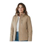 Poivre‎ Blanc Womens Stretch Ski Jacket Winter Coat Outdoor Dove Brown Med EUC Tan Photo 1