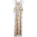 LC Lauren Conrad Lauren Conrad Women's Floral Tiered V-Neck Cinch Waist Long Maxi Dress sz M Whim Photo 2