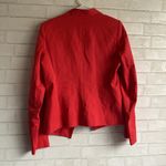 Theory  Red Business Professional Blazer Photo 4