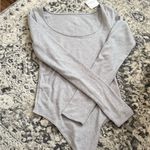 American Eagle  Plush Long-Sleeve Scoop Neck Bodysuit Photo 5