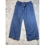 Madewell Womens Baggy Straight Jeans Denim Blue Lyocell Blend Size 29 Petite Photo 2