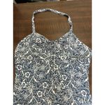 Free People Hula Tank Top Floral Blue Size Large Photo 8