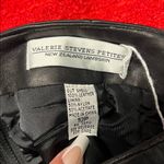 Valerie Stevens Valerie Steven’s Petites Women’s Black Leather Mini Skirt - Back Pocket Size:10P Photo 1