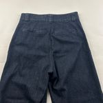 EXPRESS SHORT Dark Wash Denim Super High Rise Wide Leg Trouser Jeans 10S Photo 7