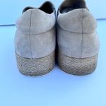 Vince  Wilden Womens Espadrille Slip On Suede Leather Platform Shoe Taupe 9.5 Photo 4