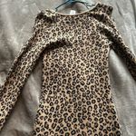 Francesca's Francesca’s Leopard Sweater Dress Photo 2