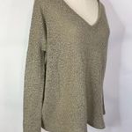 Piko  1988 Taupe V-Neck Acrylic Sweater Large Photo 3