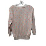 Madewell Wallace Neon Polka Dot Sweater Tan Orange Size XS Photo 3