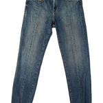 frame denim FRAME Jeans Womens 26 Fray‎ Split Hem Straight  Mid Rise Le Nouveau Stretch Boho Photo 0