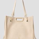 Maje  Cabasrafi Cream Woven Bag Photo 0