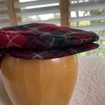 Pendleton  Red Plaid Wool Newsboy Hat S M Photo 4