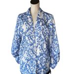 Marc New York NWT  Floral Satin Fabric Non Wrinkle Relax Fit Blazer Photo 2