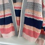 360 Cashmere  striped multi color sweater‎ cardigan size small Photo 5