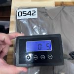 Eileen Fisher  Womens Button Down Blouse Small Brown Silk Georgette Crepe Photo 6