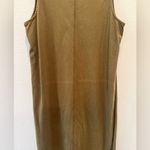 Pact Sleeveless One Pocket Midi T-Shirt Dress in Olive Green size Medium Photo 5