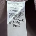 Ann Taylor Blouse Womens M Purple Boat Neck 3/4 Sleeve Knit Quiet Luxury Modest Photo 4